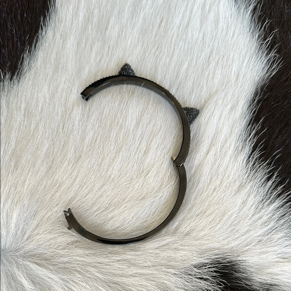 Kate Spade CAT 🐈⬛ Black Bangle Bracelet - Picture 4 of 4